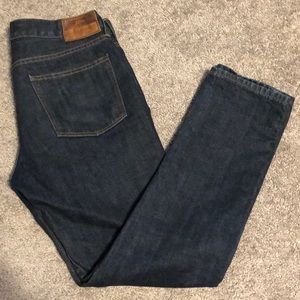 J Crew Men’s 770 jeans flannel-lined in 33x32
